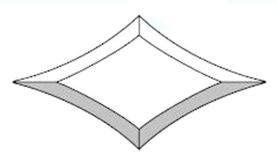 Bevel, Rauten-Stern